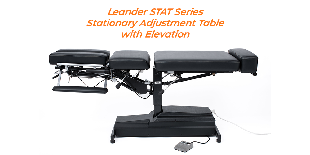 Leander "STAT" Series Stationary Adjustment / Examination Table - Elevation (ADA)