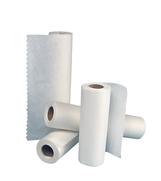12" Wide Headrest Crepe Paper – 12 Rolls per Case