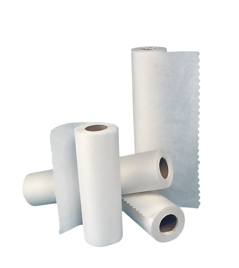 8.5" Wide Headrest Crepe Paper – 24 Rolls per Case